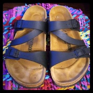 Black Birkenstock Salina (W8/M6/Euro 39)